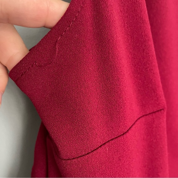 Azazie / Blush Mark Burgundy Backless Bridemaid / Formal Dress | Size M - Picture 10 of 11